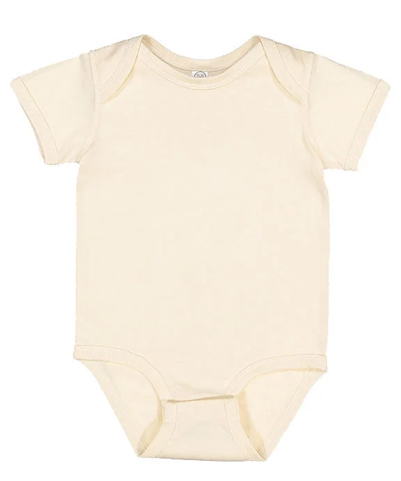 4424 - Rabbit Skins Infant Fine Jersey Lap-Shoulder Bodysuit | Natural