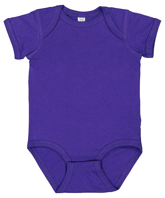 4424 - Rabbit Skins Infant Fine Jersey Lap-Shoulder Bodysuit | Purple