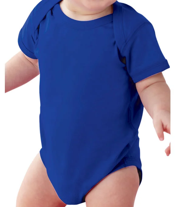 4424 - Rabbit Skins Infant Fine Jersey Lap-Shoulder Bodysuit | Royal