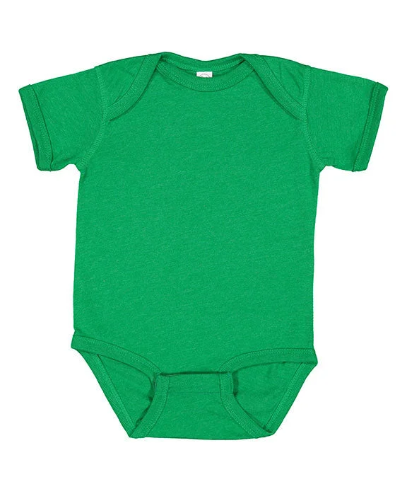 4424 - Rabbit Skins Infant Fine Jersey Lap-Shoulder Bodysuit | Vintage Green