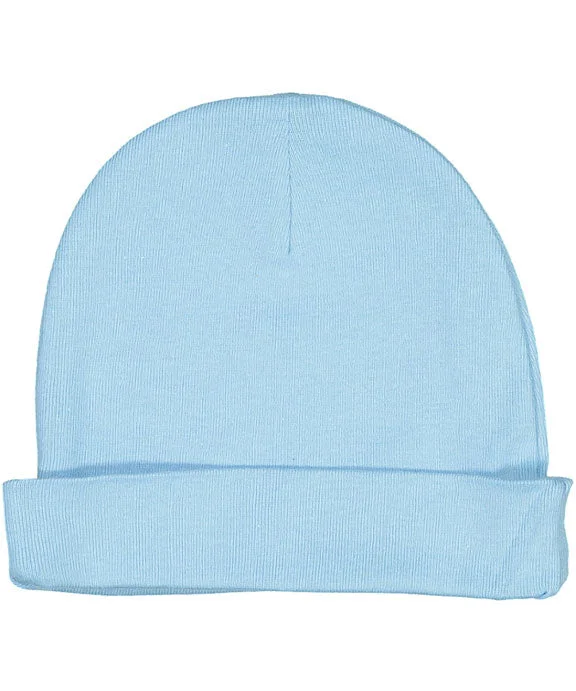 4451 - Rabbit Skins Infant Baby Rib Cap | Light Blue