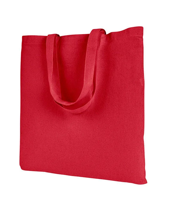 8502 - Liberty Bags Branson Bargain Canvas Tote Bag | Red