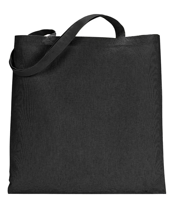 8860 - Liberty Bags Nicole Cotton Canvas Tote Bag | Black