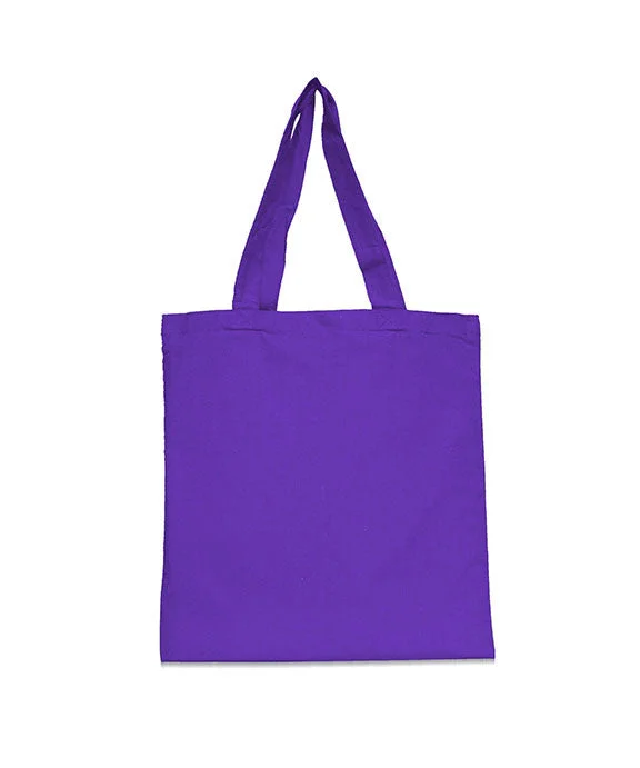 8860 - Liberty Bags Nicole Cotton Canvas Tote Bag | Purple