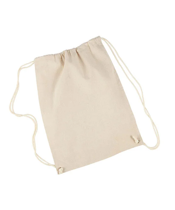 8875 - Liberty Bags Cotton Drawstring Backpack | Natural