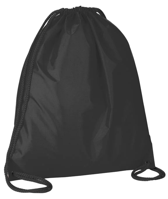 8882 - Liberty Bags Large Drawstring Backpack | Black