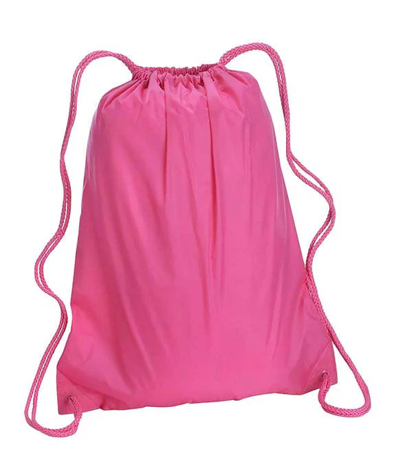 8882 - Liberty Bags Large Drawstring Backpack | Hot Pink