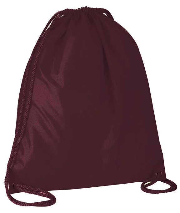 8882 - Liberty Bags Large Drawstring Backpack | Maroon