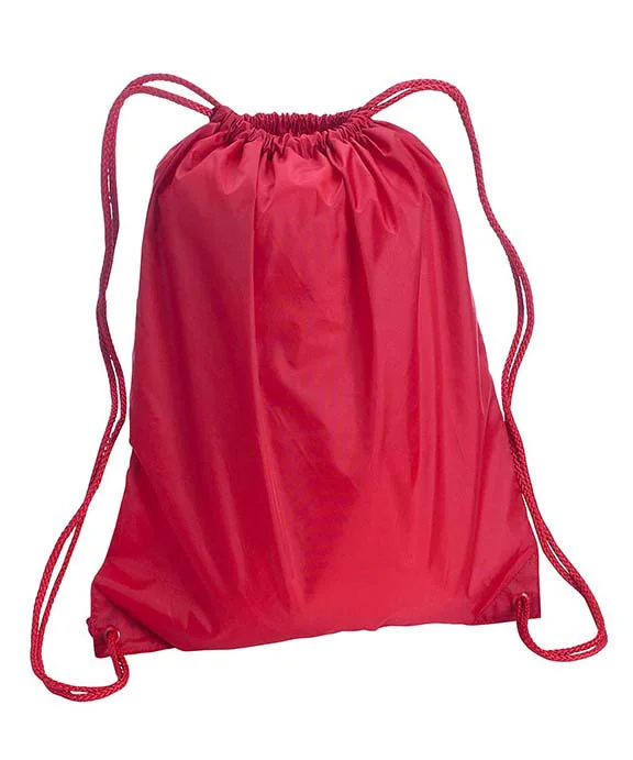 8882 - Liberty Bags Large Drawstring Backpack | Red