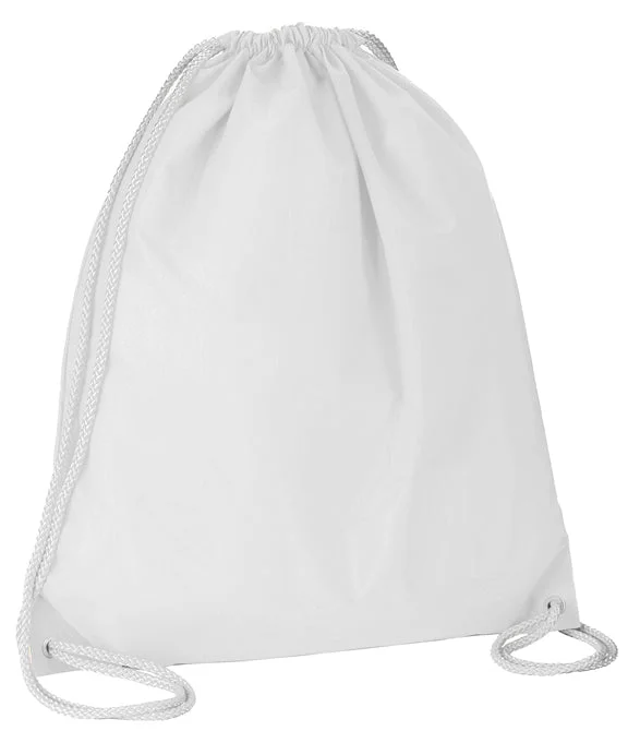 8882 - Liberty Bags Large Drawstring Backpack | White