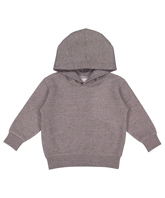 3326 - Rabbit Skins Toddler Hooded Pullover Sweatshirt with Pockets | Granite Heather