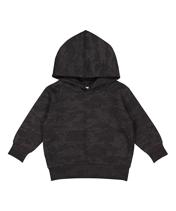 3326 - Rabbit Skins Toddler Hooded Pullover Sweatshirt with Pockets | Storm Camo