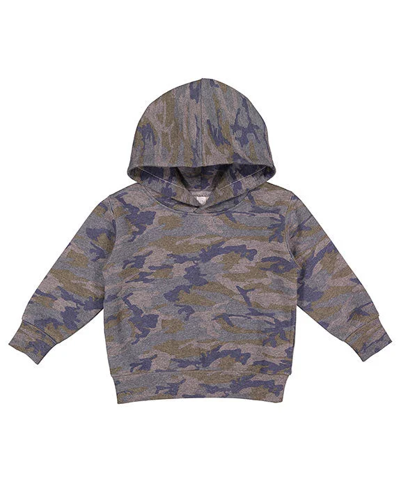 3326 - Rabbit Skins Toddler Hooded Pullover Sweatshirt with Pockets | Vintage Camo