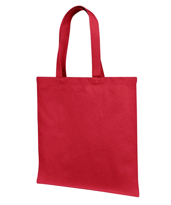 LB85113 - Liberty Bags 12 oz. Cotton Canvas Tote Bag With Self Fabric Handles | Red