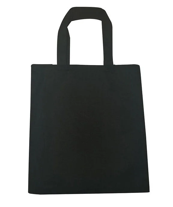 OAD116 - Liberty Bags OAD Cotton Canvas Medium Tote Bag | Black