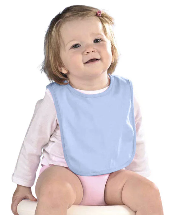 RS1005 - Rabbit Skins Infant Premium Jersey Bib | Light Blue