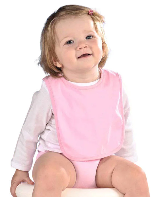 RS1005 - Rabbit Skins Infant Premium Jersey Bib | Pink