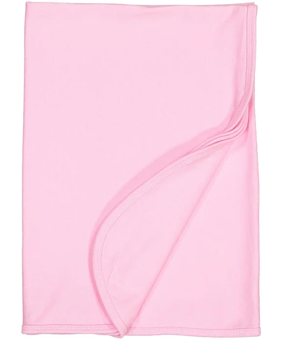 1110 - Rabbit Skins Infant Premium Jersey Blanket | Pink