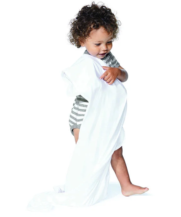 1110 - Rabbit Skins Infant Premium Jersey Blanket | White