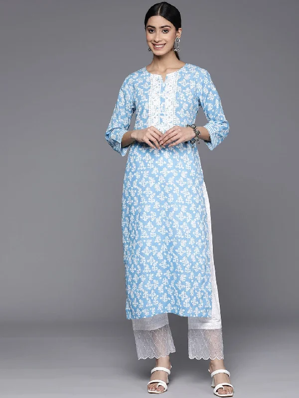 Varanga Dyed Thread Work Cotton Kurta