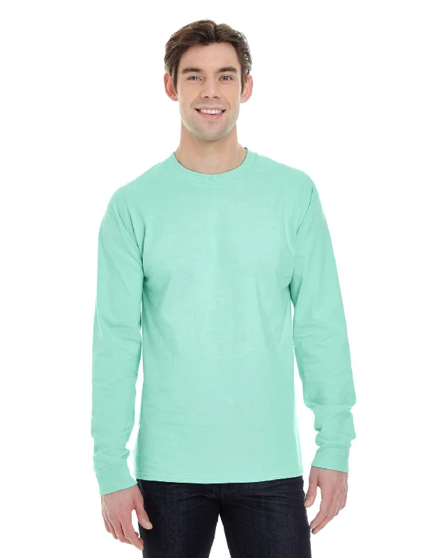 Hanes 5186 Adult Long-Sleeve Beefy-T