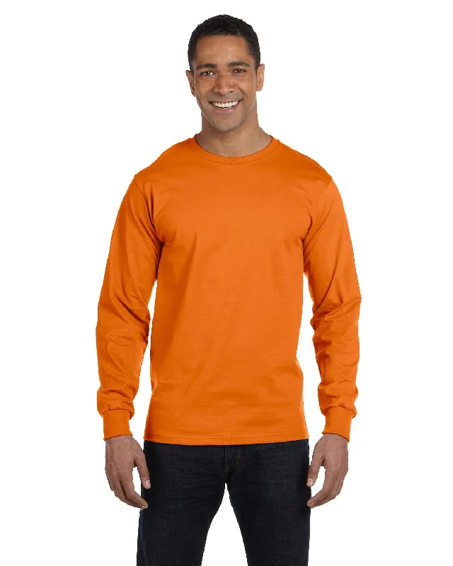 Hanes 5186 Adult Long-Sleeve Beefy-T