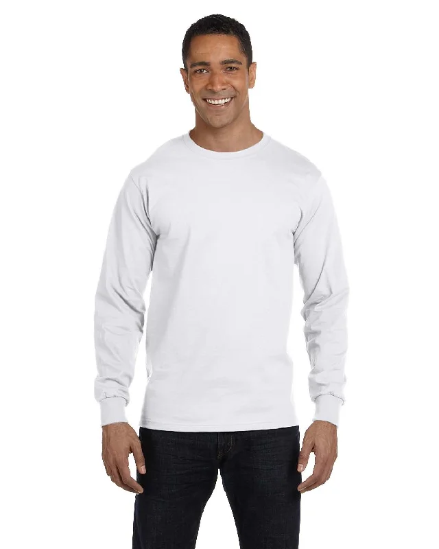 Hanes 5186 Adult Long-Sleeve Beefy-T