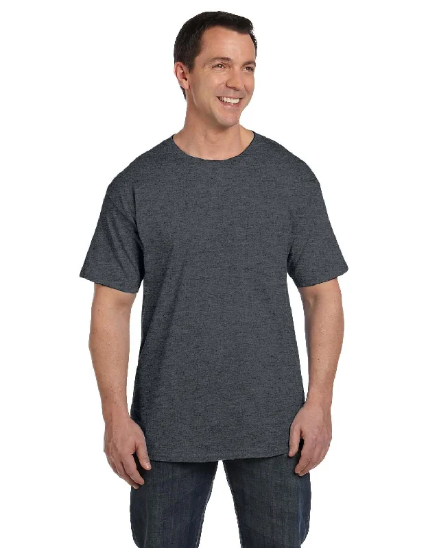 Hanes 5190P Adult Beefy-T with Pocket