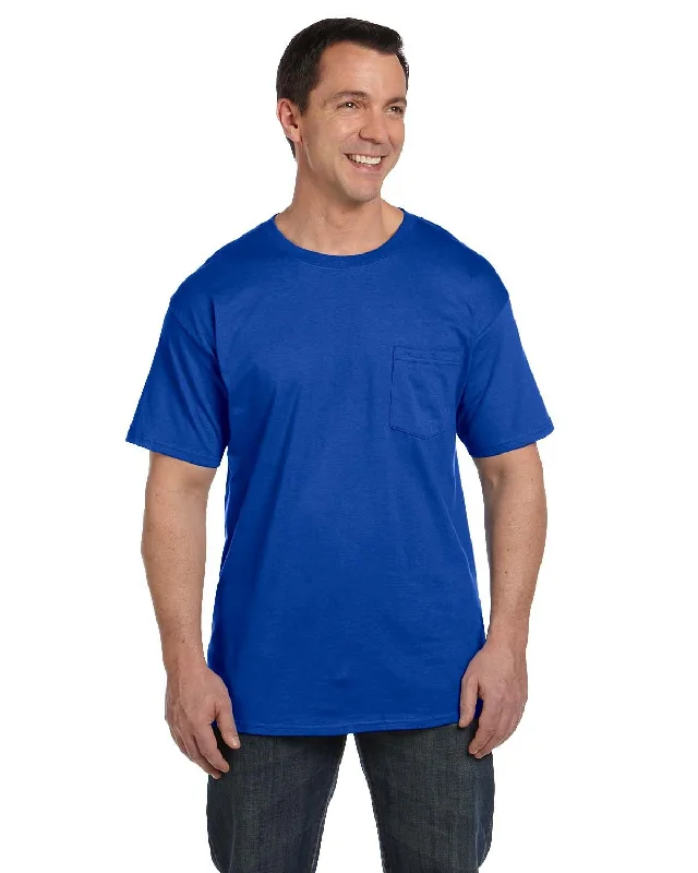 Hanes 5190P Adult Beefy-T with Pocket