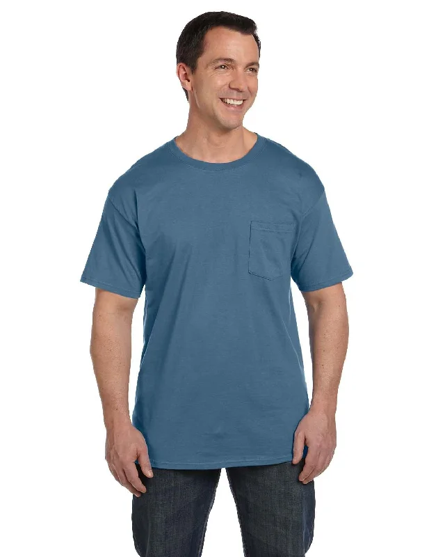 Hanes 5190P Adult Beefy-T with Pocket