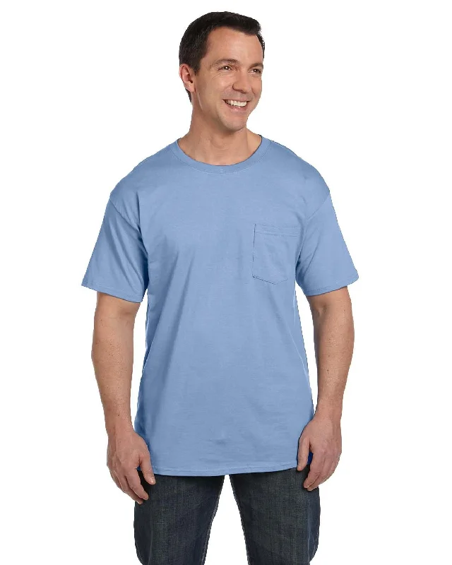 Hanes 5190P Adult Beefy-T with Pocket