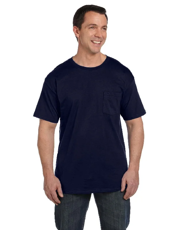 Hanes 5190P Adult Beefy-T with Pocket