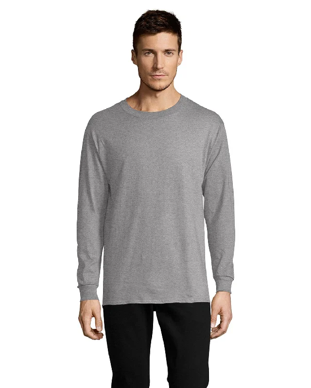 Hanes 5286 Men's ComfortSoft Cotton Long-Sleeve T-Shirt