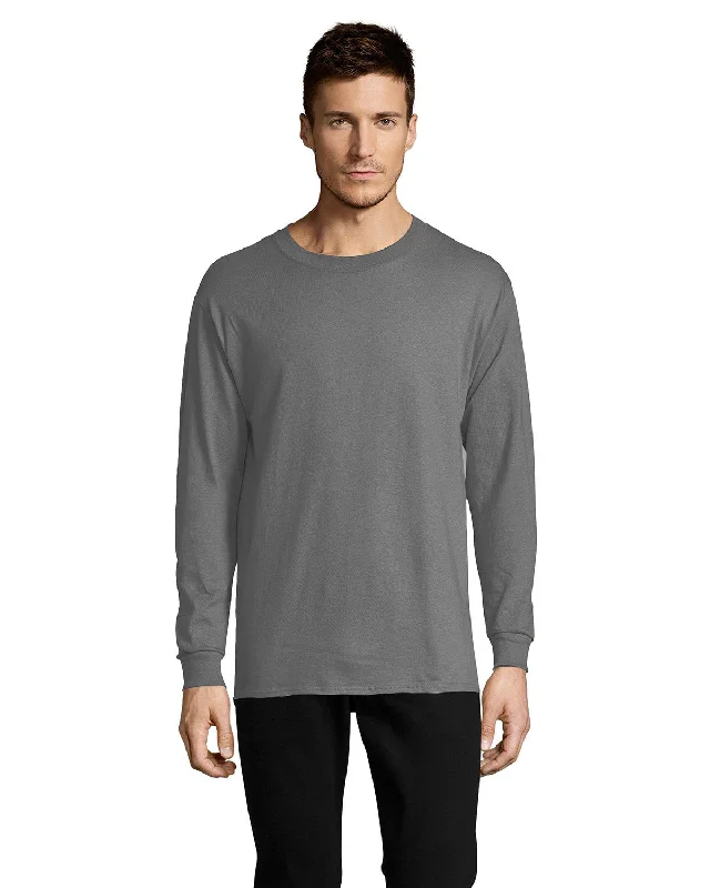 Hanes 5286 Men's ComfortSoft Cotton Long-Sleeve T-Shirt