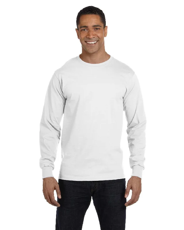 Hanes 5286 Men's ComfortSoft Cotton Long-Sleeve T-Shirt