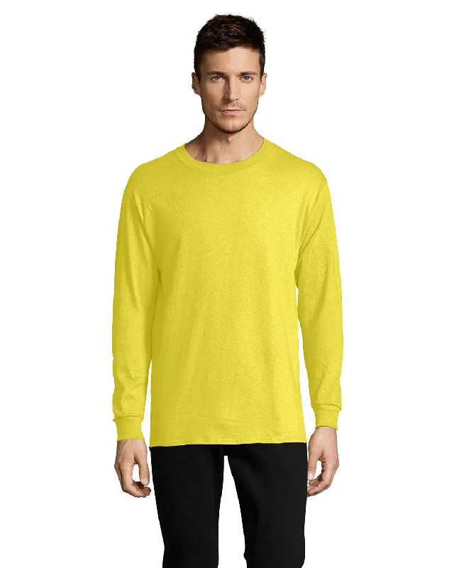 Hanes 5286 Men's ComfortSoft Cotton Long-Sleeve T-Shirt