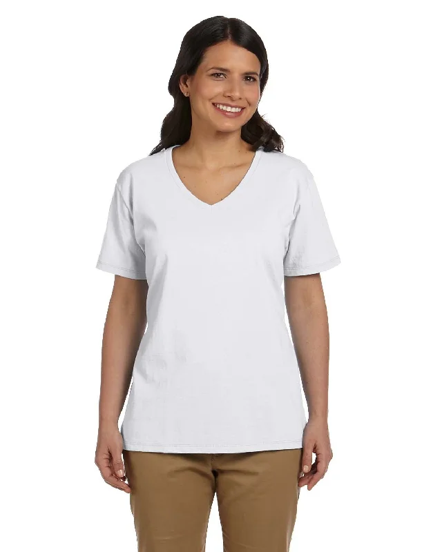 Hanes 5780 Ladies' V-Neck T-Shirt