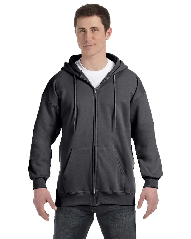 Hanes F280 Adult Ultimate Cotton 90/10 Full-Zip Hooded Sweatshirt