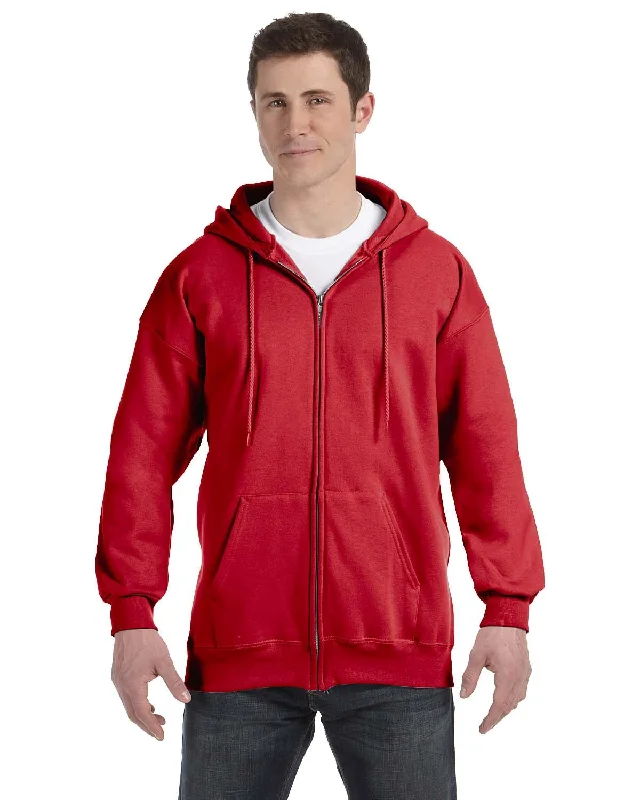 Hanes F280 Adult Ultimate Cotton 90/10 Full-Zip Hooded Sweatshirt