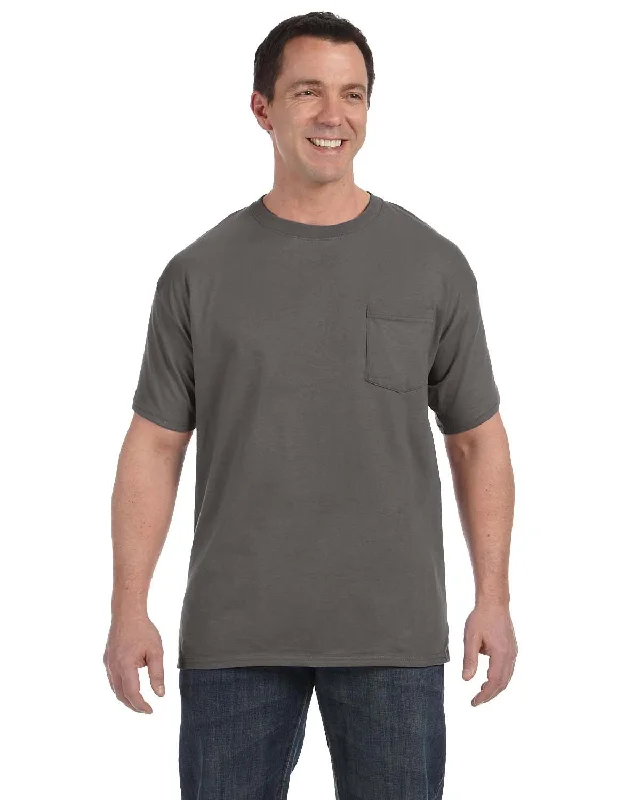 Hanes H5590 Men's Authentic-T Pocket T-Shirt