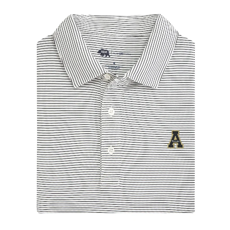 App State Birdie Stripe Polo