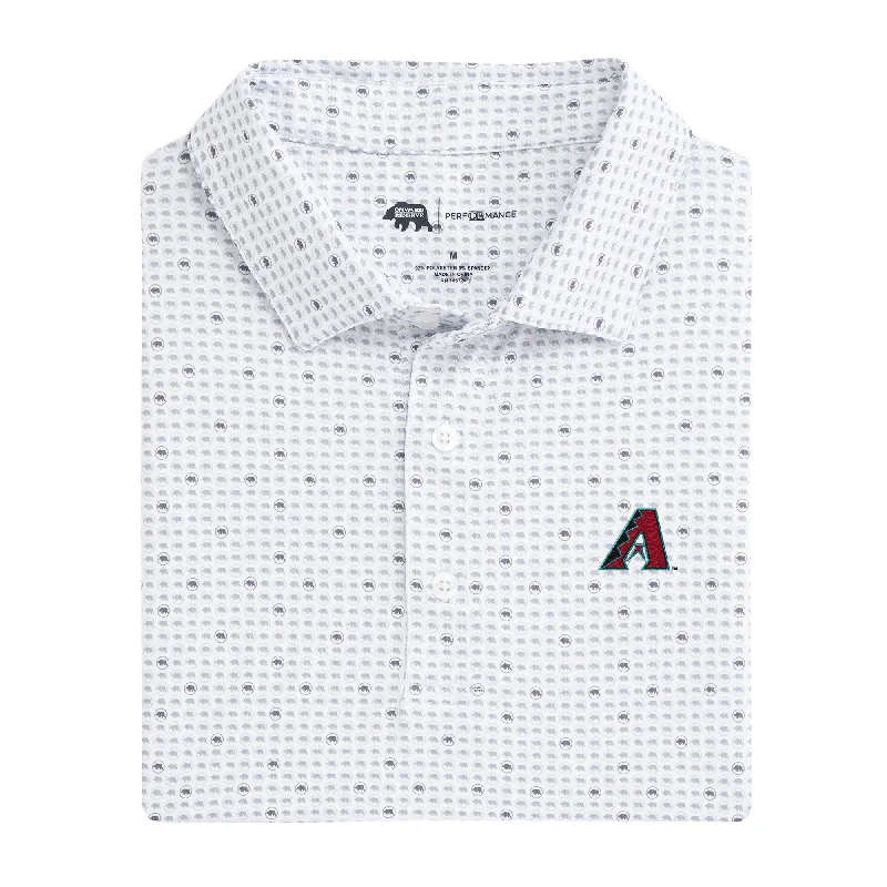 Arizona Diamondbacks Tour Logo Printed Performance Polo