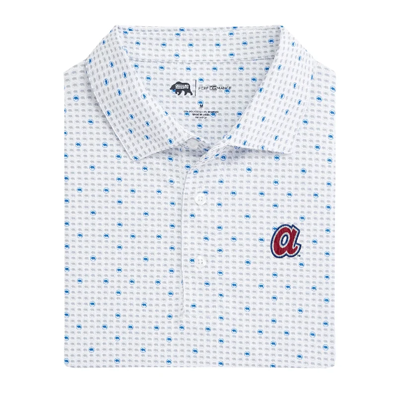 Atlanta Braves Cooperstown Tour Logo Printed Performance Polo