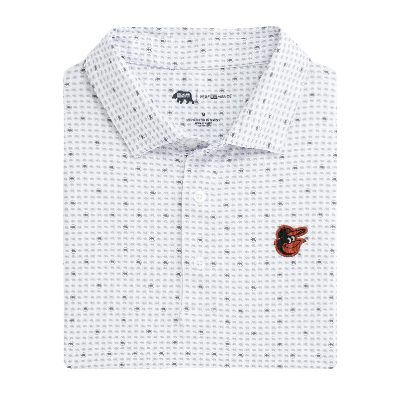 Baltimore Orioles Tour Logo Printed Performance Polo