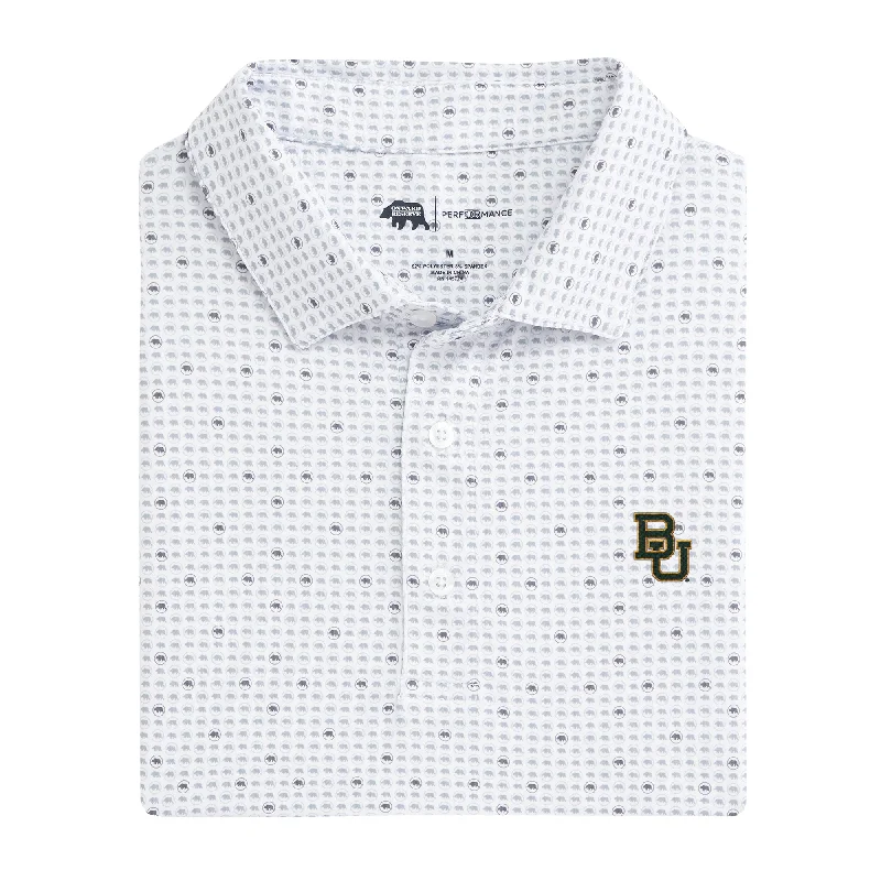 Baylor University Tour Logo Printed Performance Polo