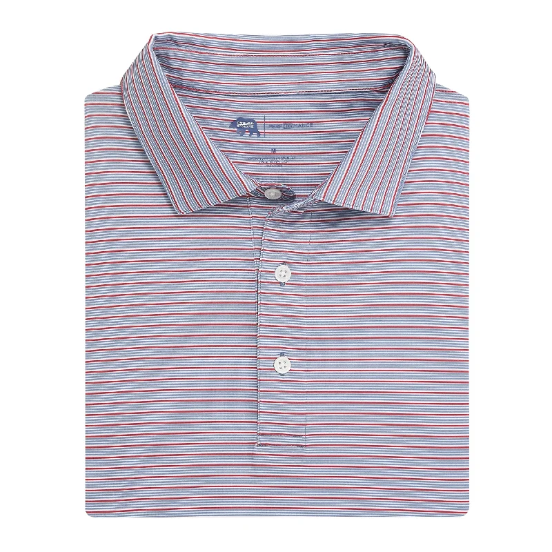 Bogey Stripe Performance Polo