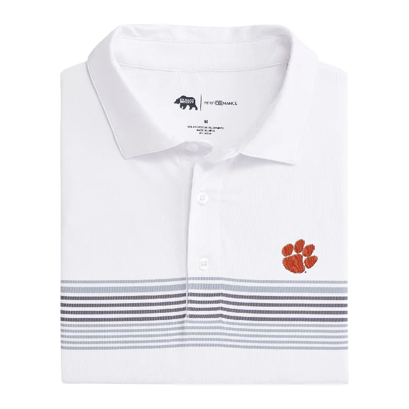 Clemson Prestwick Printed Performance Polo