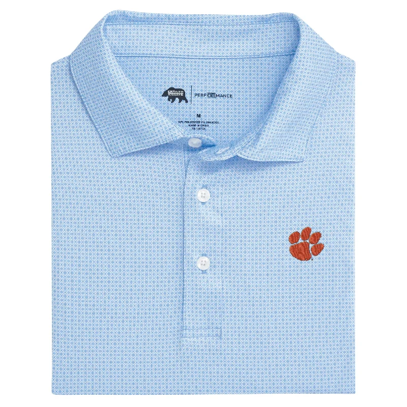 Clemson Range Printed Performance Polo