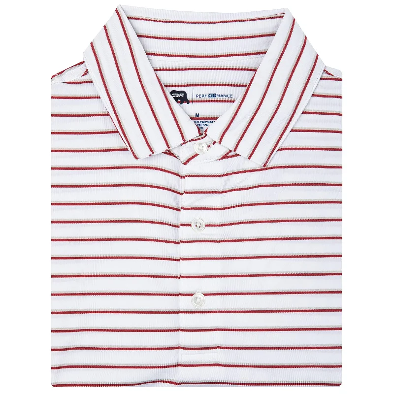 Fairway Stripe Performance Polo