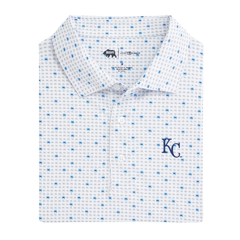 Kansas City Royals Tour Logo Printed Performance Polo